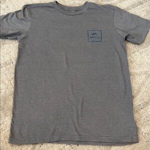 RVCA Gray Short Sleeve Tee Mens Size  Small Excellent condition